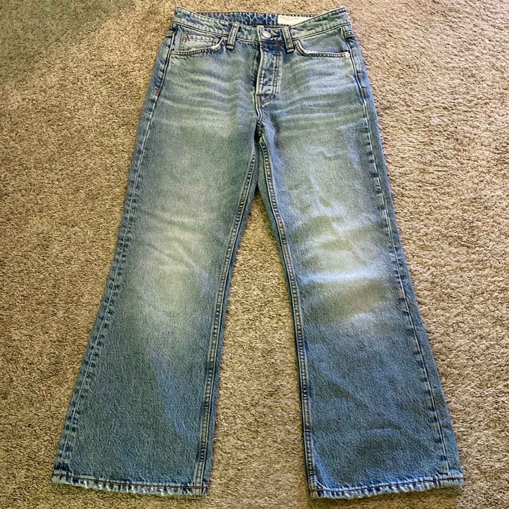 Rag and Bone maya high rise crop flare